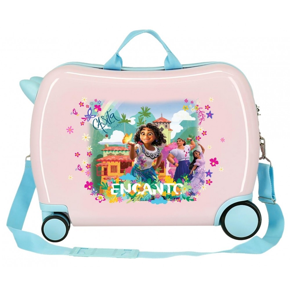 Kinderkoffer 2 Multidirektionalräder Encanto Casita Los Madrigal Rosa