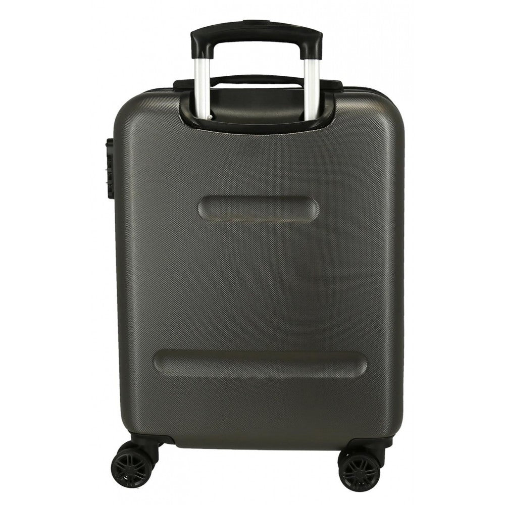 Cabinekoffer Avengers Heroes onbuigzaam 55cm antraciet