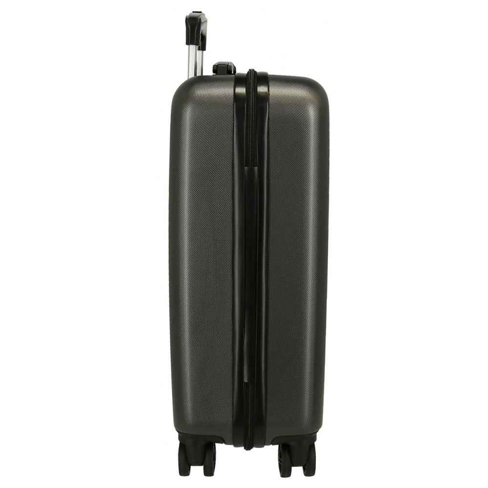 Cabinekoffer Avengers Heroes onbuigzaam 55cm antraciet