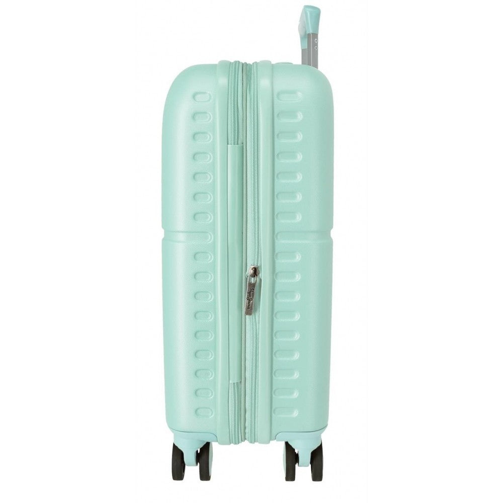 Cabin suitcase Pepe Jeans Nerea rigid expandable turquoise 55cm