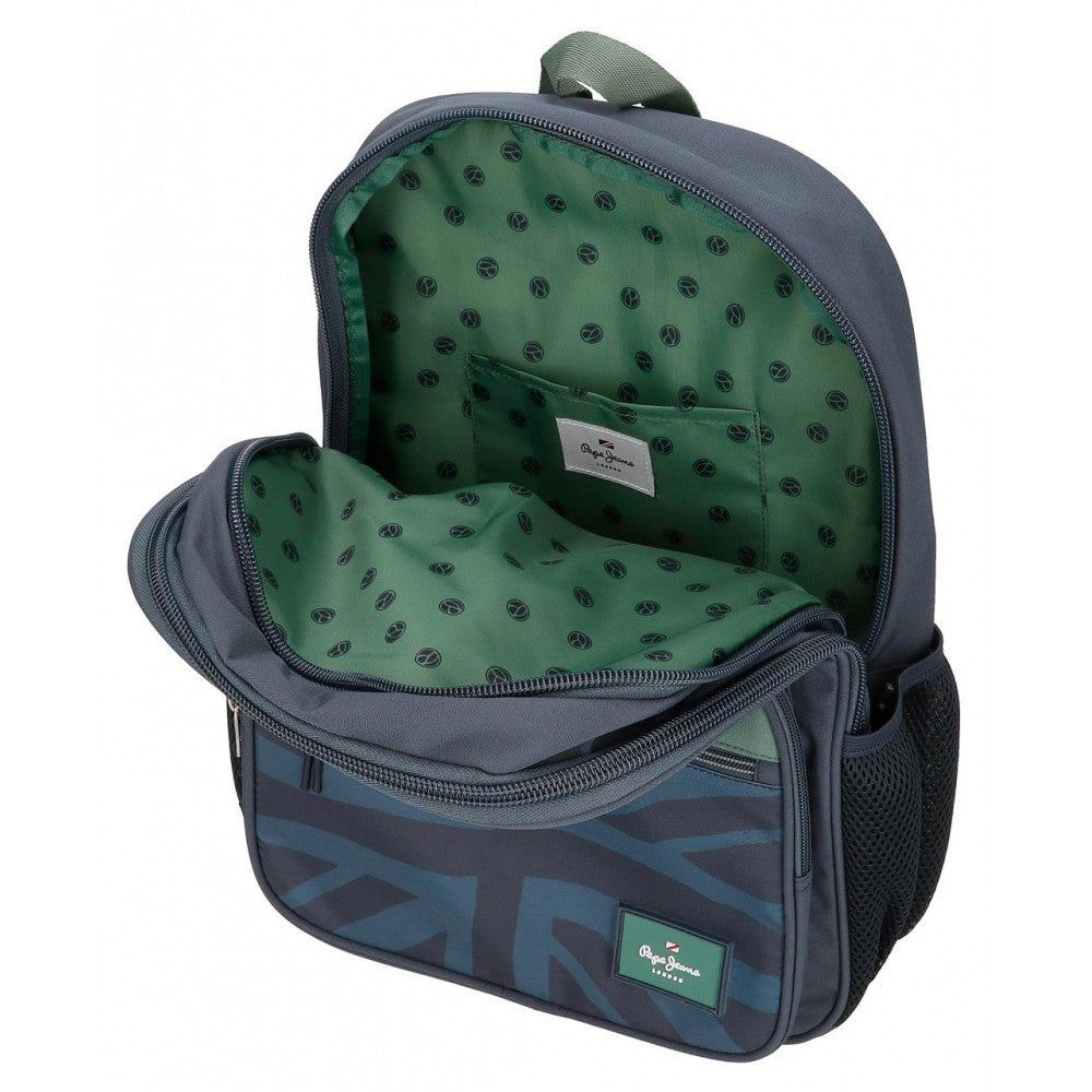 Mochila Pepe Jeans Tom 40cm Dois compartimentos