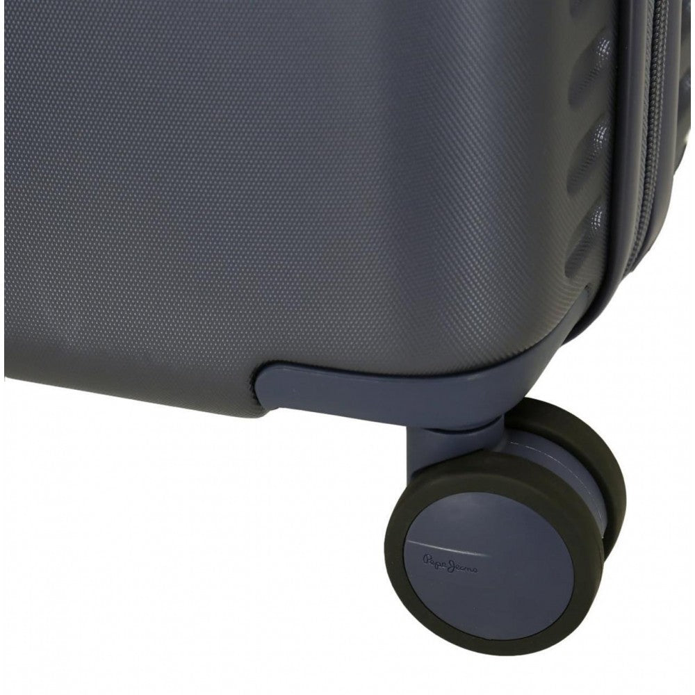 Valise moyenne Pepe Jeans Kay 70 cm bleu marine rigide