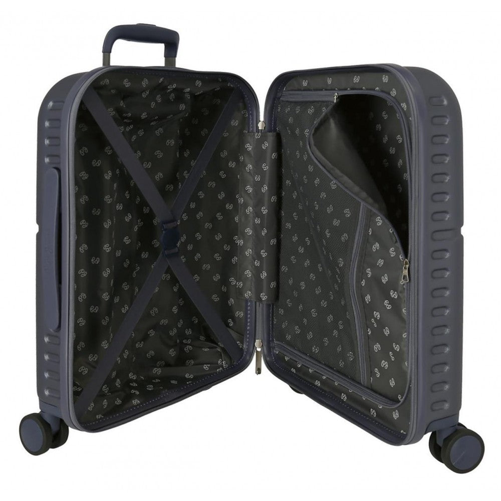 Ensemble de valises Pepe Jeans Kay bleu marine rigide 55-70cm