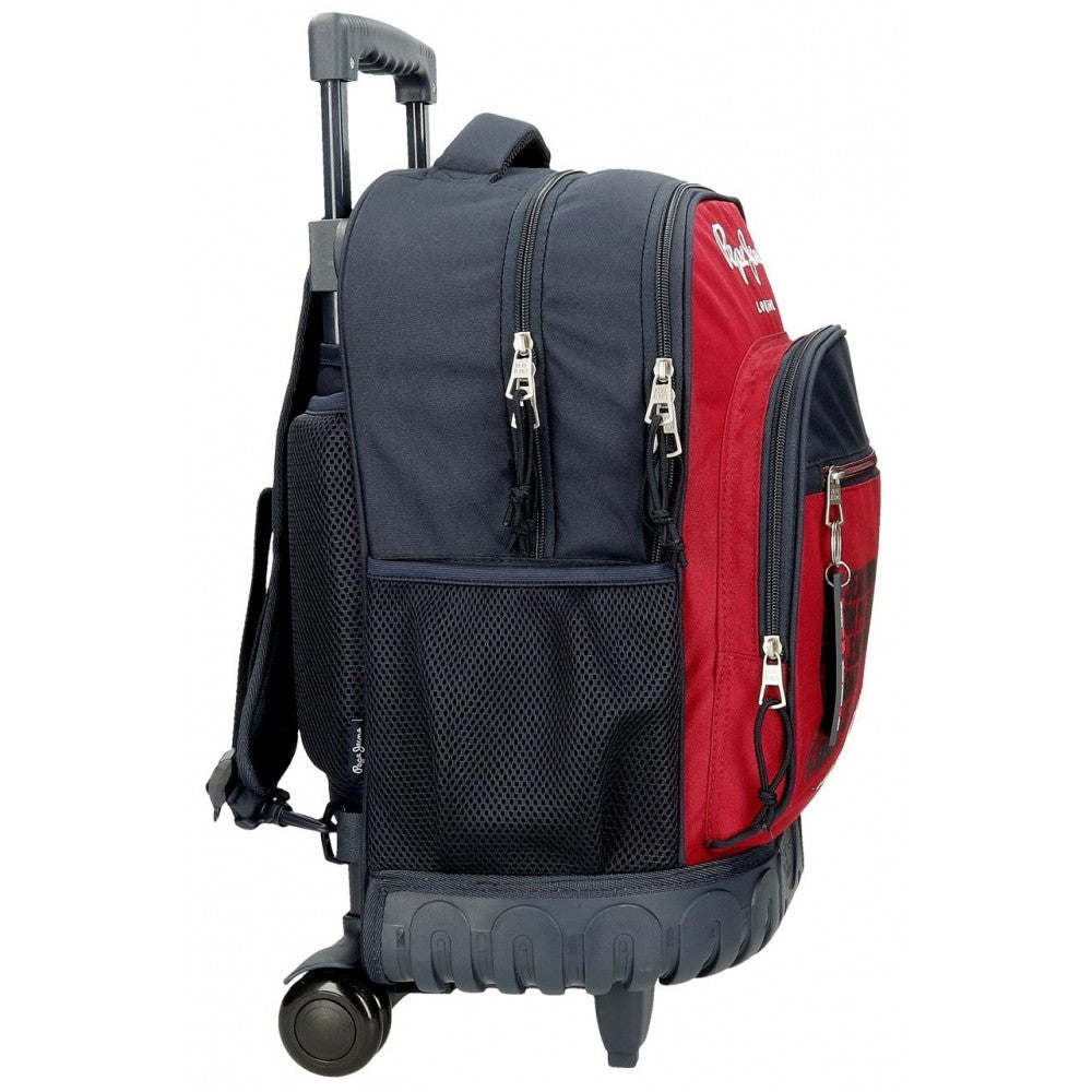 Backpack with wheels Pepe Jeans Clark 2R