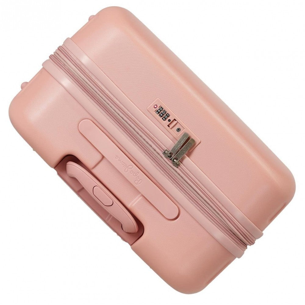 Koffer Pepe Jeans Carina Starre klare Rose 55-70cm