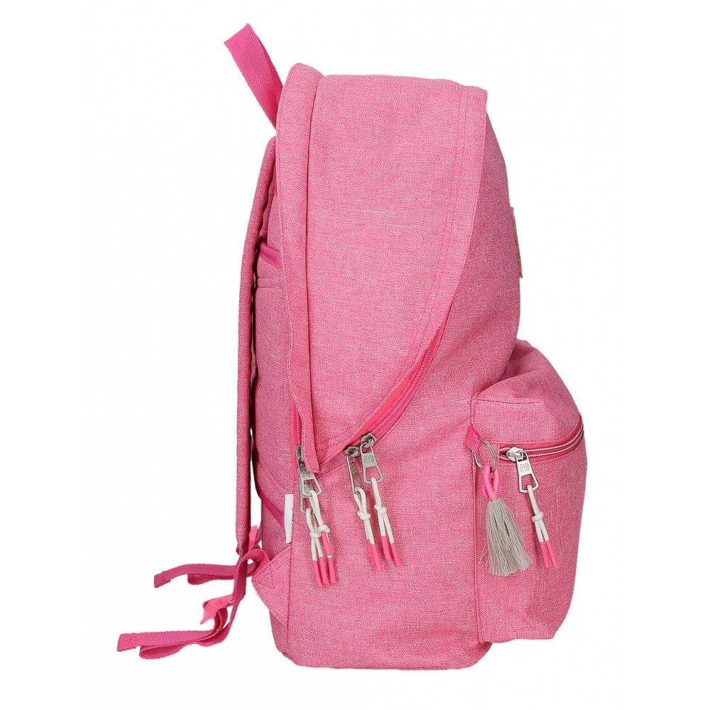 Backpack d'arrière-plan de deux ordinateurs Pepe Jeans Luna