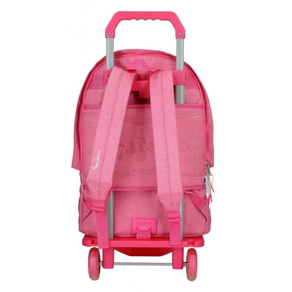 TWO COMPUTERS BACKGROUND Backpack Pepe Jeans Luna With car