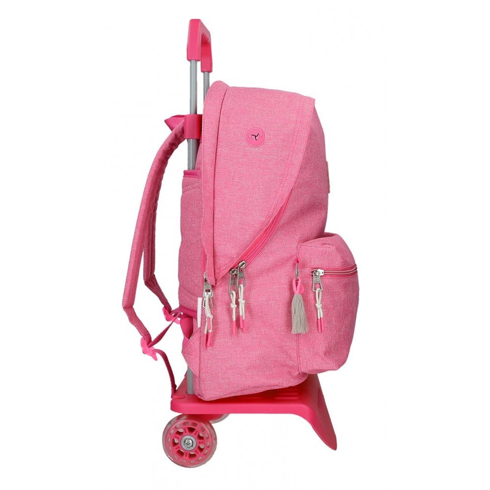 TWO COMPUTERS BACKGROUND Backpack Pepe Jeans Luna With car