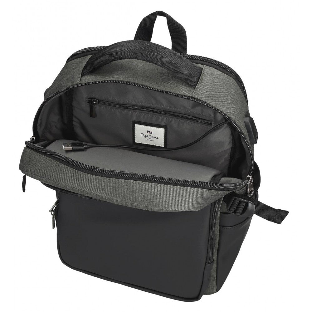 Computerhalter -Rucksack Pepe Jeans Jarvis 15,6- grün