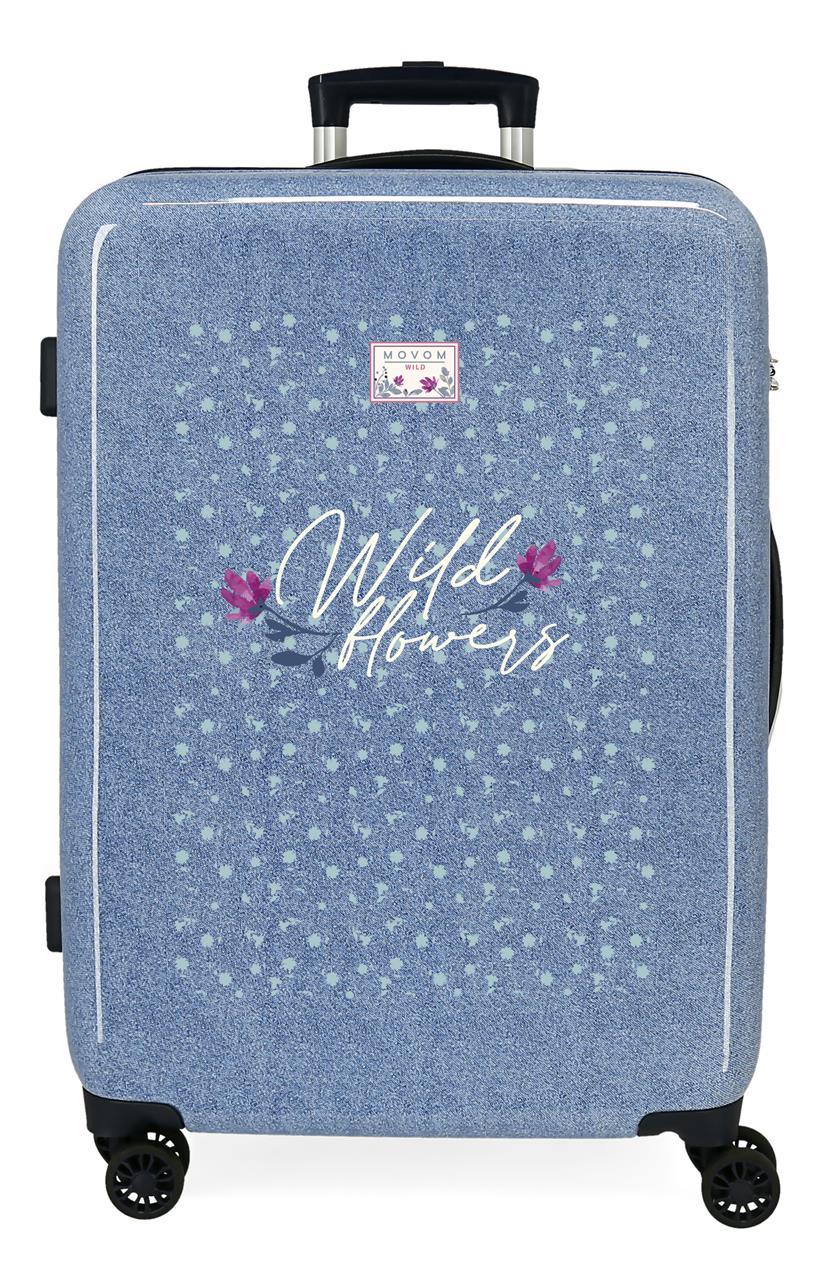 2751821 TROLLEY ABS 68CM. 4R. MOVOM WILD FLOWERS