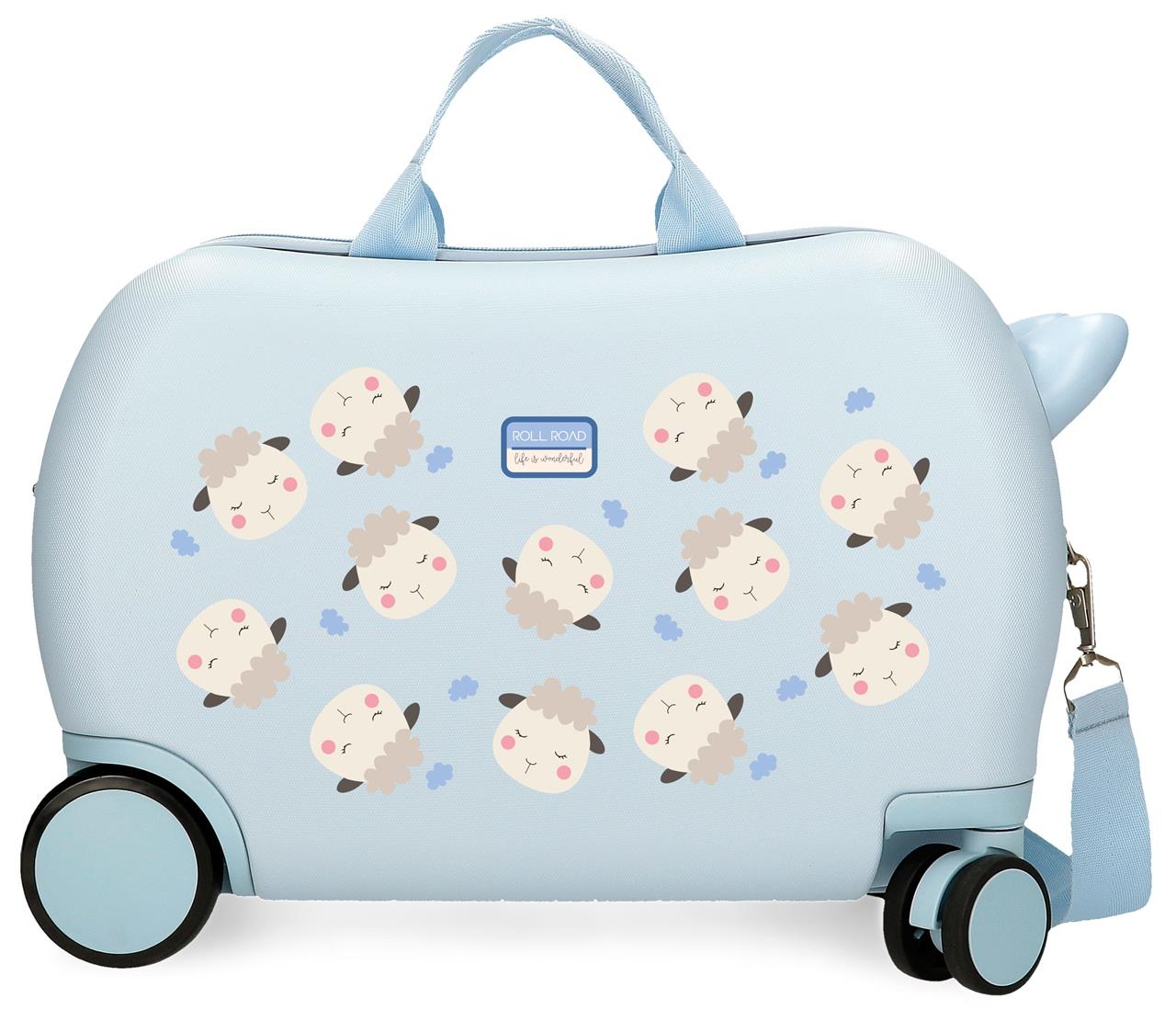 4191011 UNTERER KOFFERABS 4R.(2 MULTI.) 45CM. RR BABY PETS BLAU