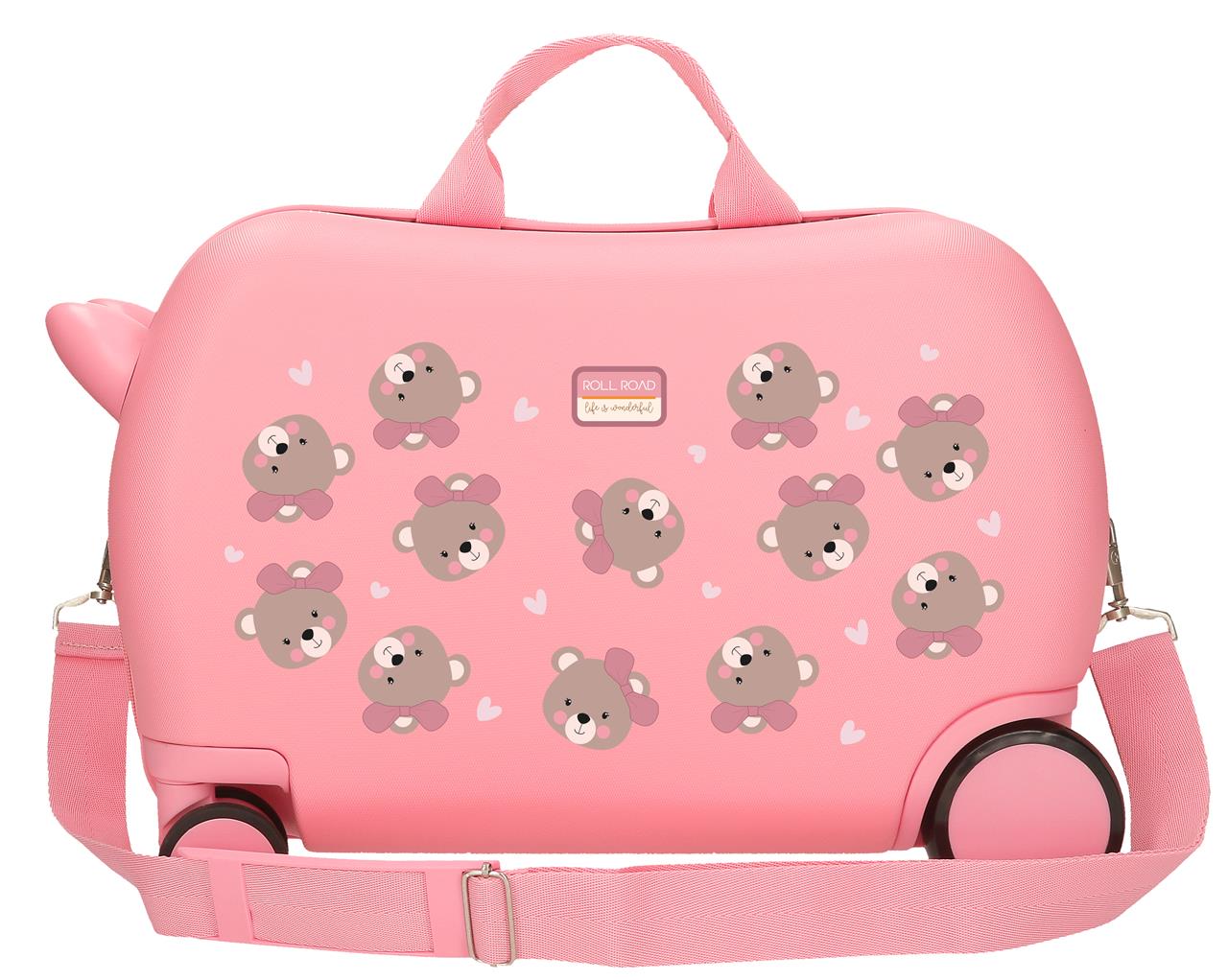 4191012 MALETA INF.ABS 4R.(2 MULTI.) 45CM. RR BABY PETS BEAR