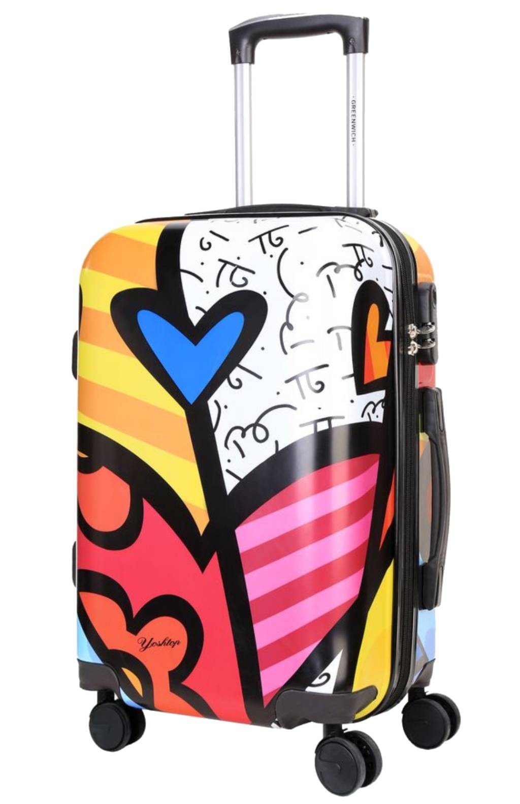 Mala de viagem spinner 4 rodas Zurich Tamanho pequeno