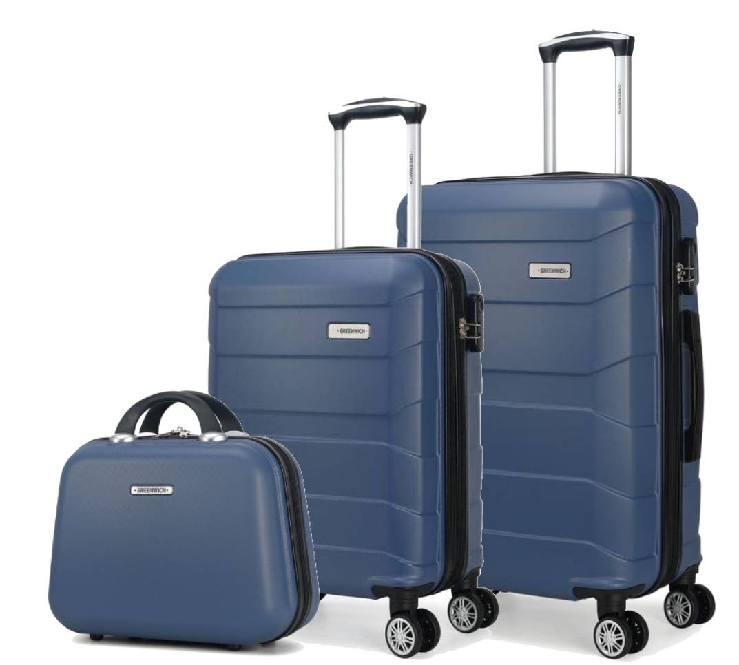 Set of extendable suitcases with Neceser BUDAPEST of Greenwich