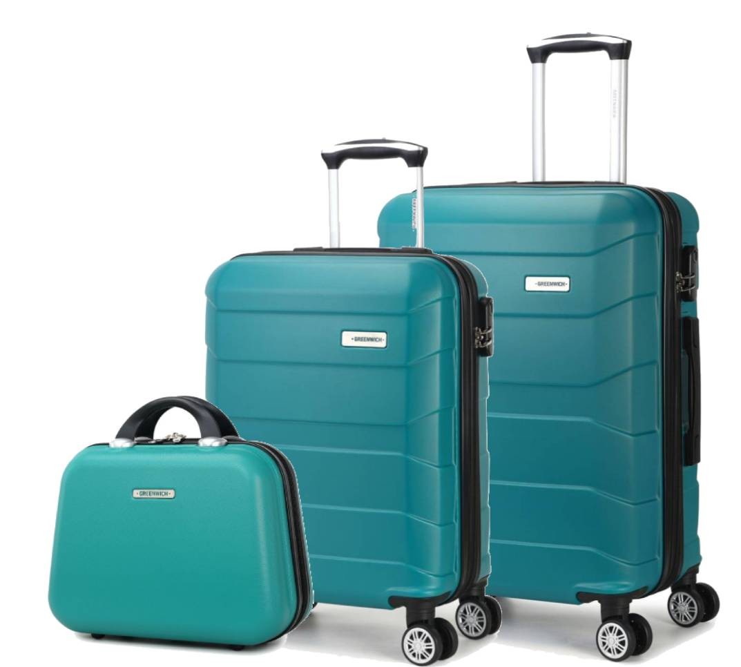 Set of extendable suitcases with Neceser BUDAPEST of Greenwich