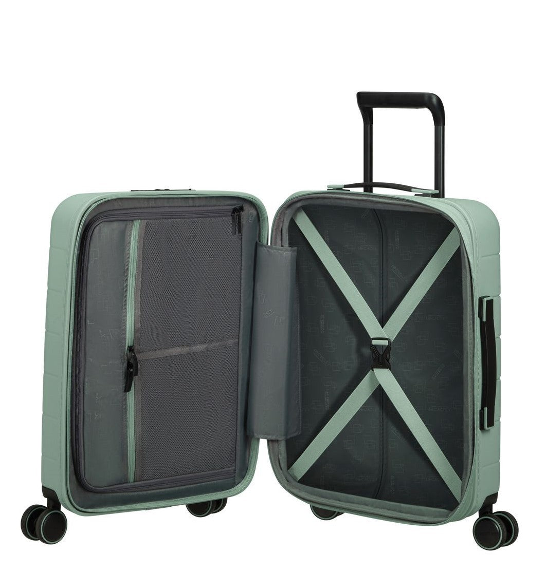 SET AMERICAN TOURISTER Mala de cabine NOVASTREAM SMART E mochila URBAN GROOVE UG16 Verde