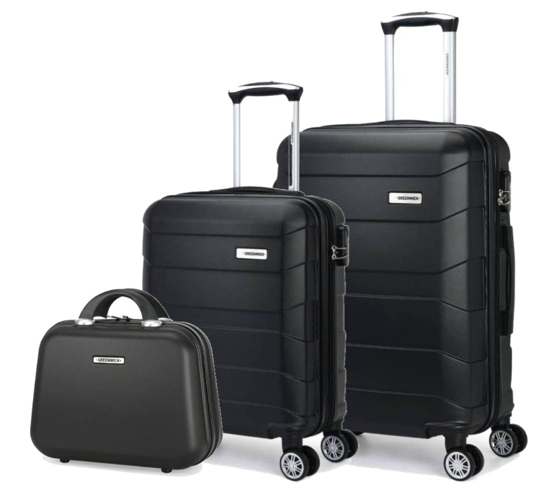 Set of extendable suitcases with Neceser BUDAPEST of Greenwich