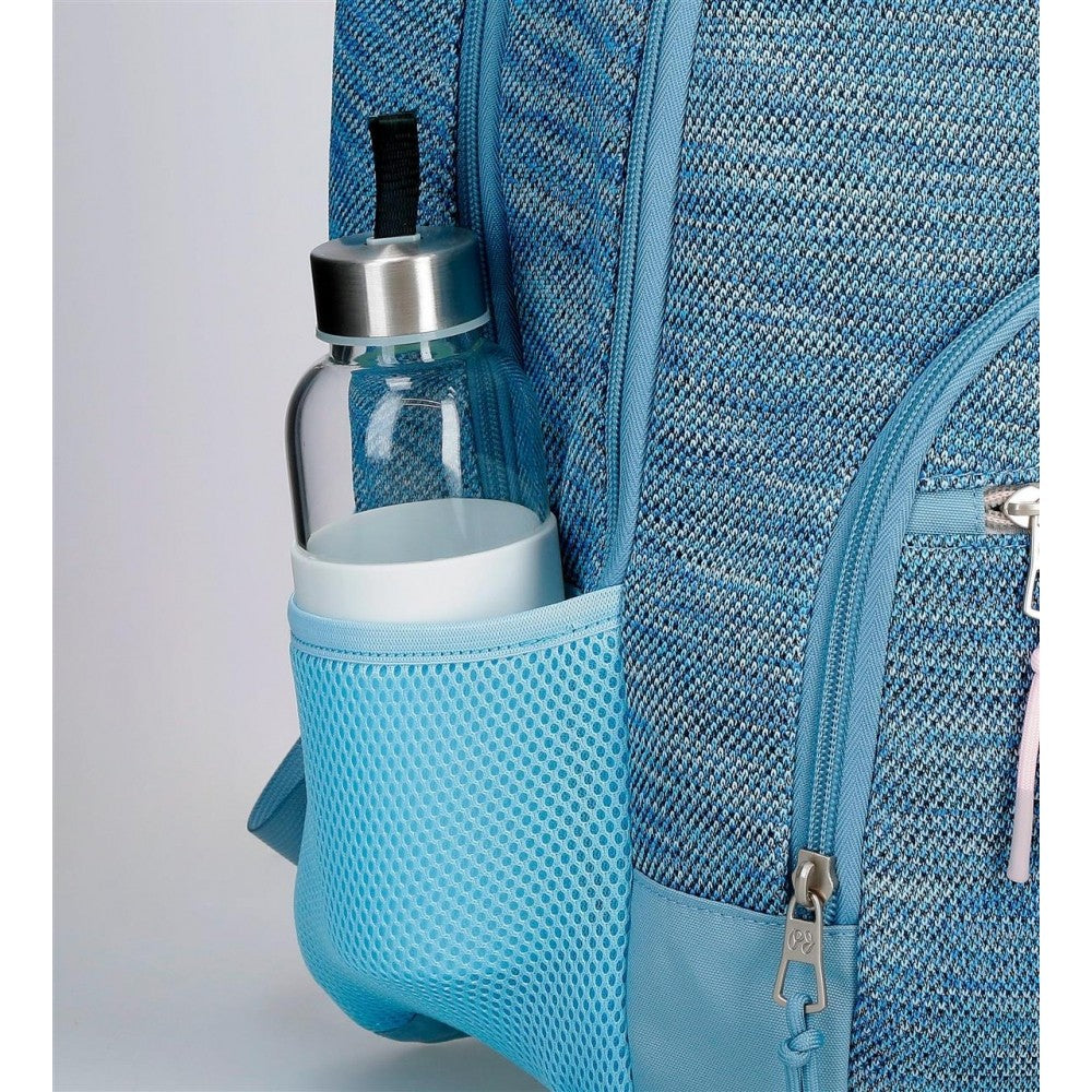 Mochila Pepe Jeans Lena Zíper duplo com carro