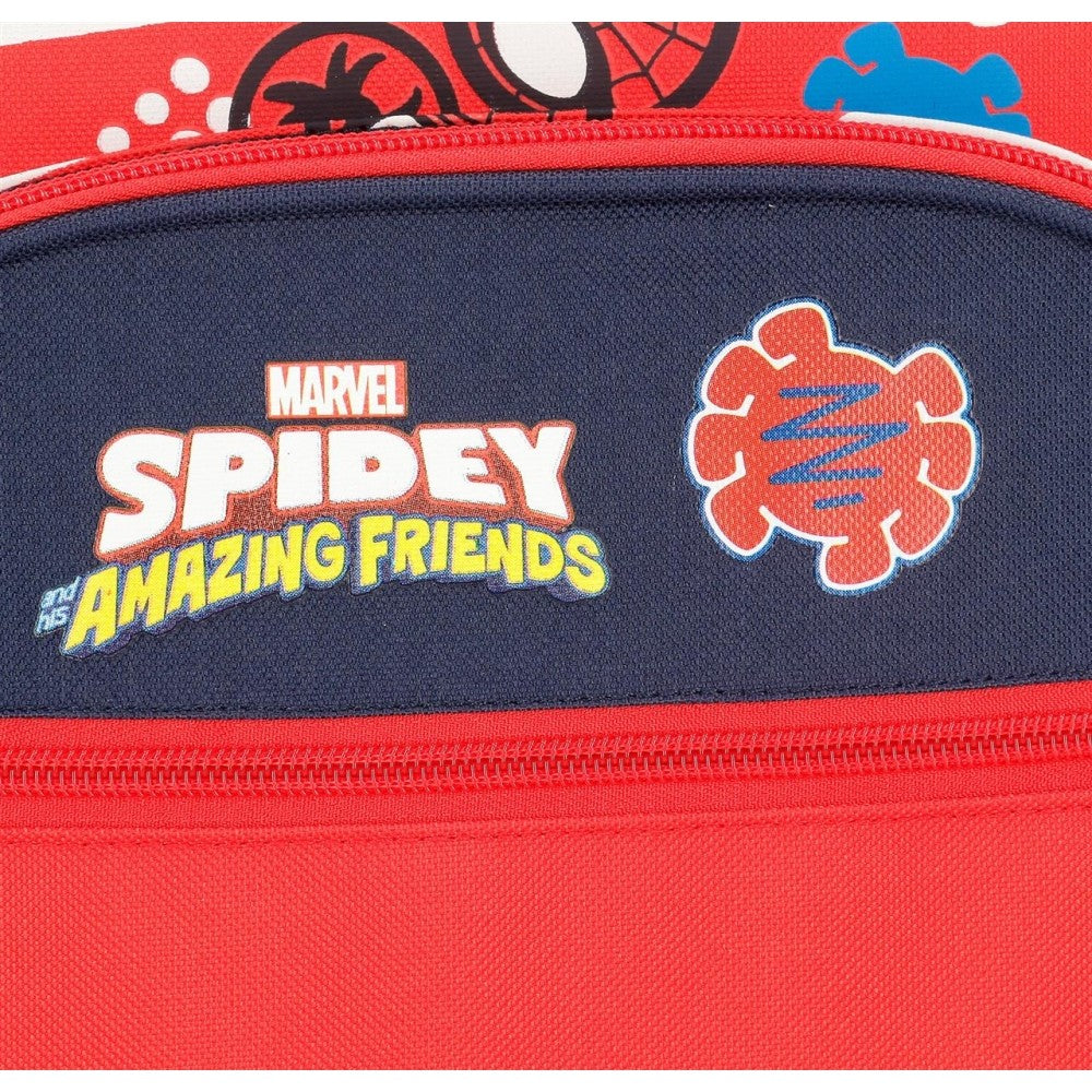 Schul -Rucksack Spidey and friends 40 cm mit Auto