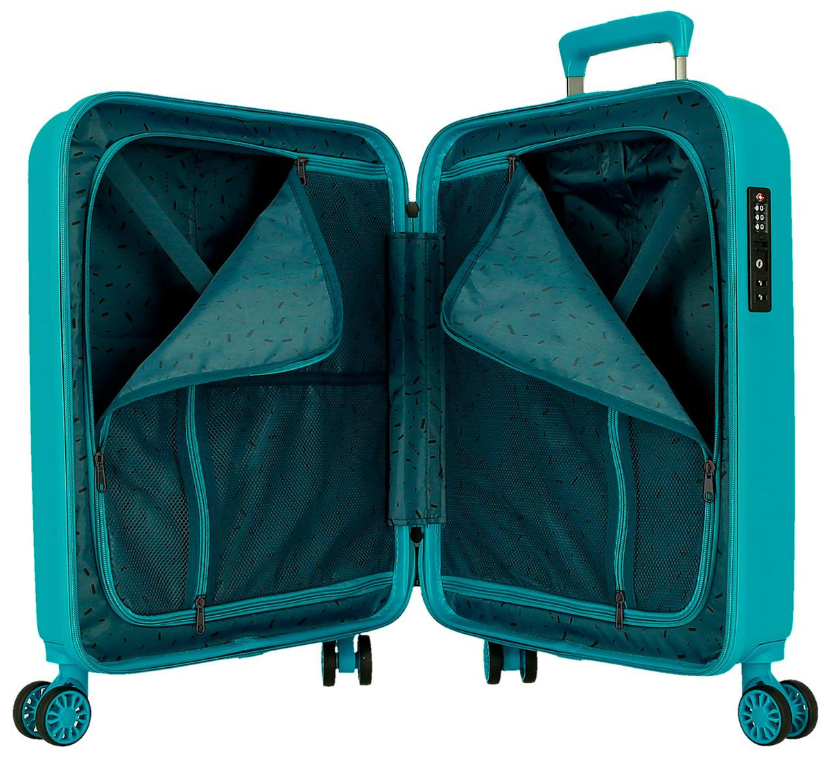 531916C ABS VOGN 55CM. 4R. MOVOM WOOD TURQUOISE GREEN