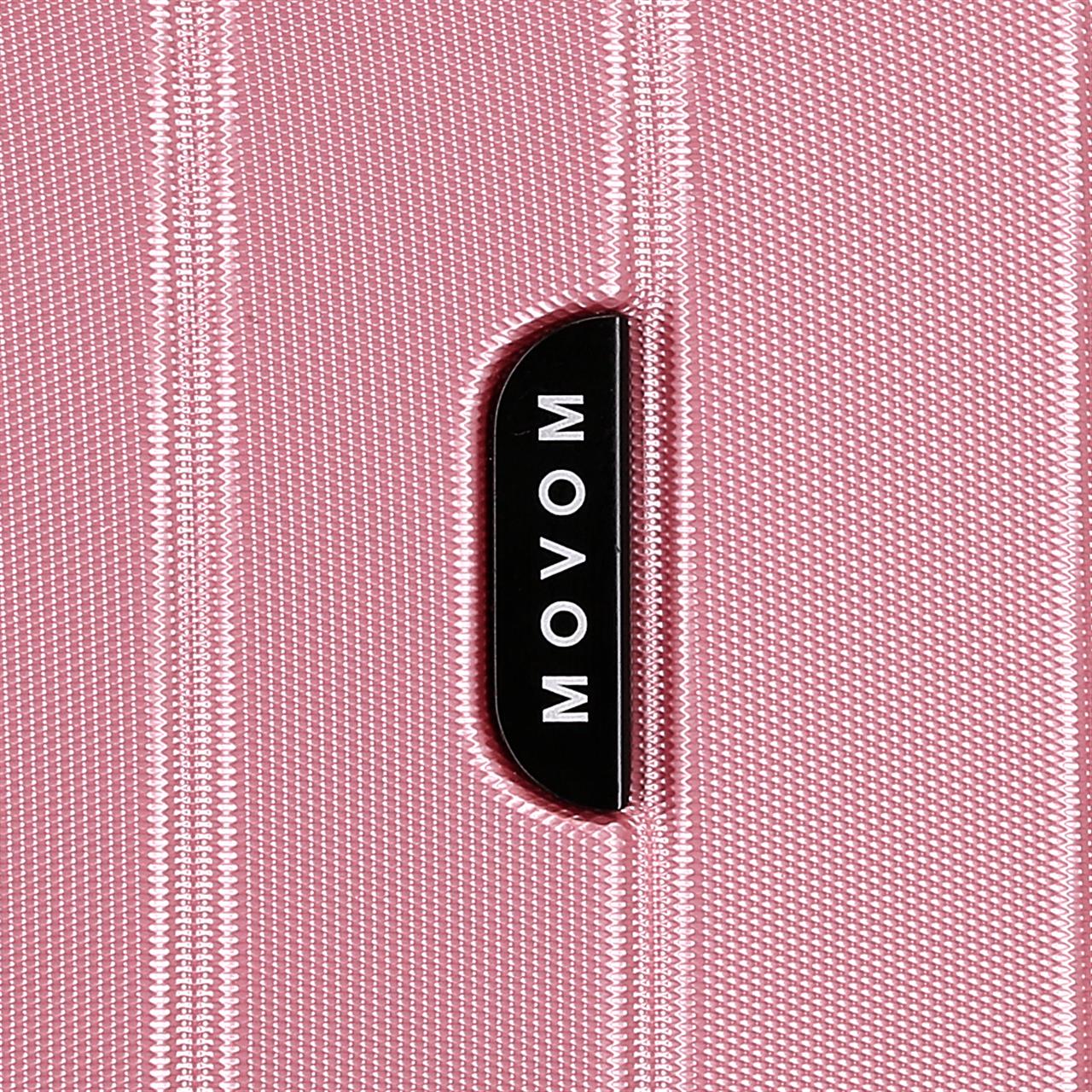 531926D TROLLEY ABS 68CM. C/EXP. 4R. MOVOM WOOD ROSA