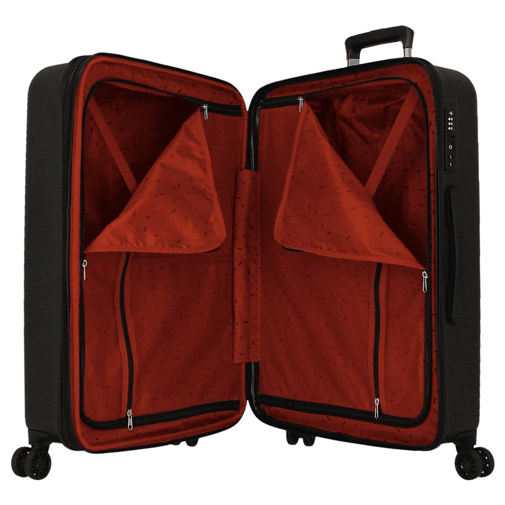 5319361 TROLLEY ABS 78CM. C/EXP. 4R. MOVOM WOOD NEGRO