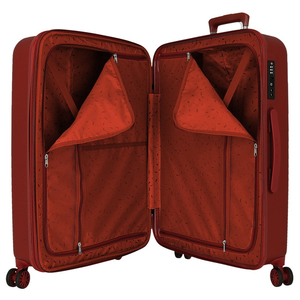 5319366 TROLLEY ABS 78CM. C/EXP. 4R. MOVOM WOOD RED