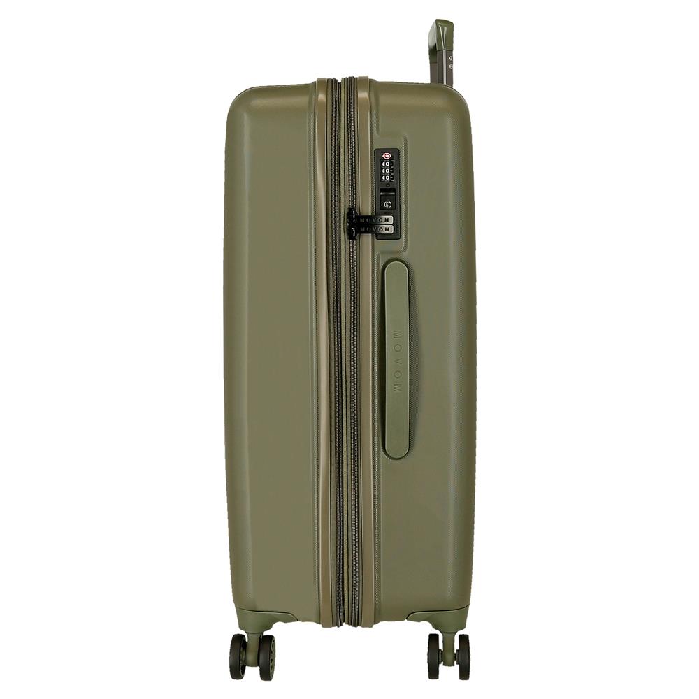 531936A TROLLEY ABS 78CM. C/EXP. 4R. MOVOM WOOD KHAKI
