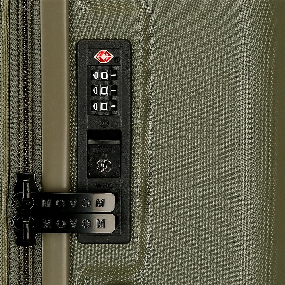 531936A TROLLEY ABS 78CM. C/EXP. 4R. MOVOM WOOD KHAKI