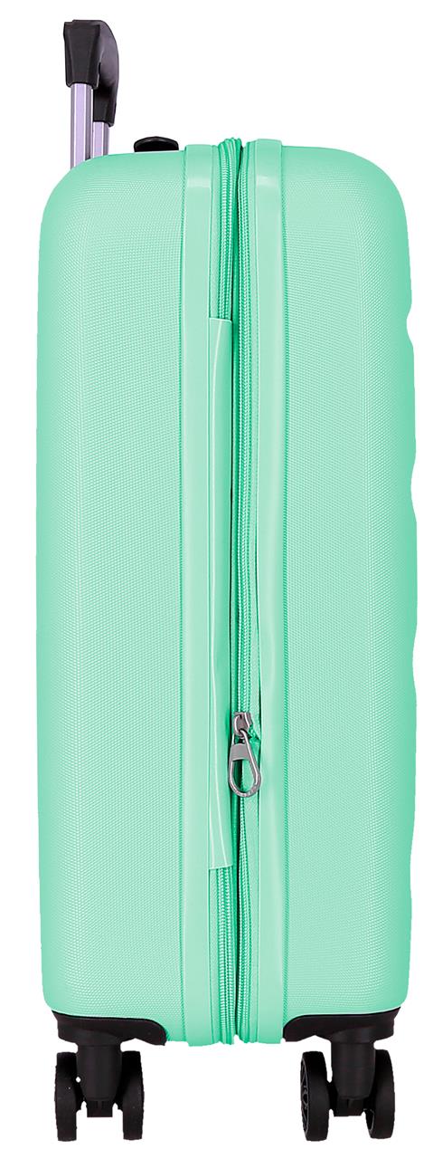 584866B TROLLEY ABS 55CM. C/EXP. 4R. RR FLEX TURQUESA