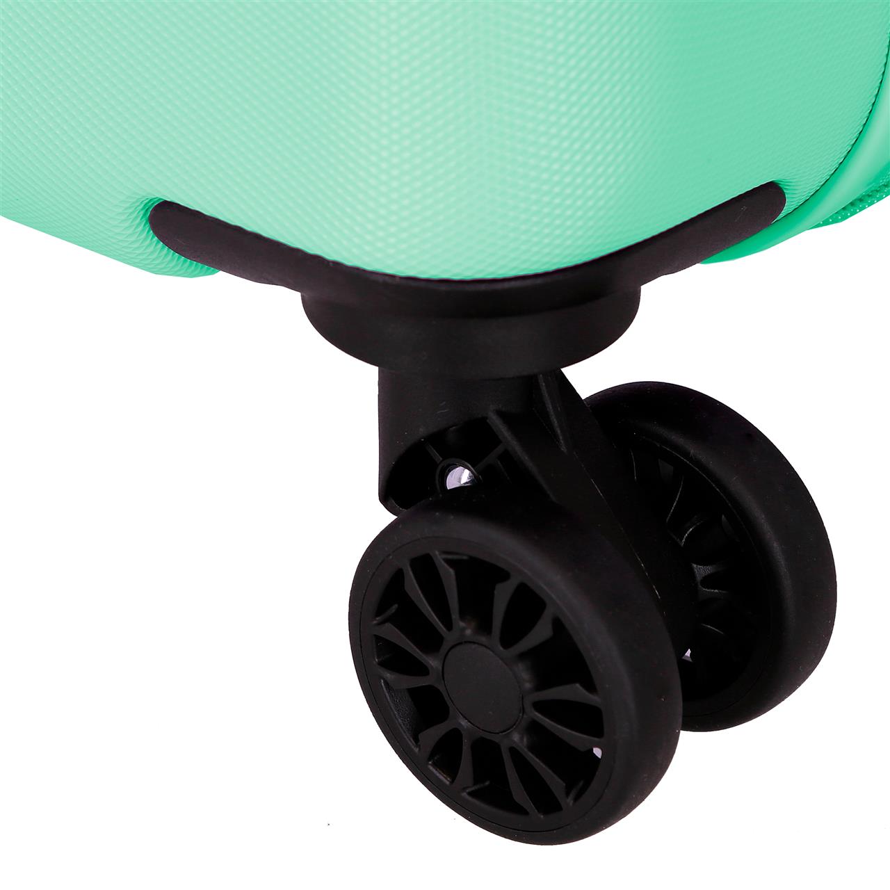 584866B TROLLEY ABS 55CM. C/EXP. 4R. RR FLEX TURQUESA