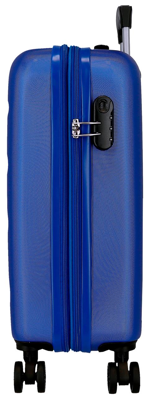 5848663 TROLLEY ABS 55CM. C/EXP. 4R. RR FLEX AZUL