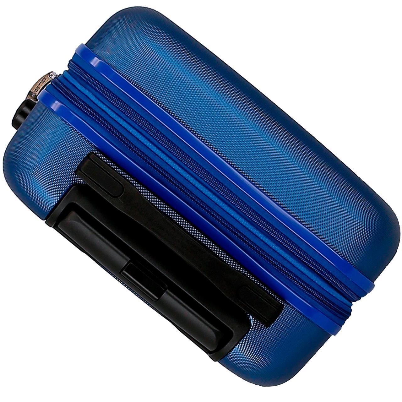 5848663 TROLLEY ABS 55CM. C/EXP. 4R. RR FLEX AZUL