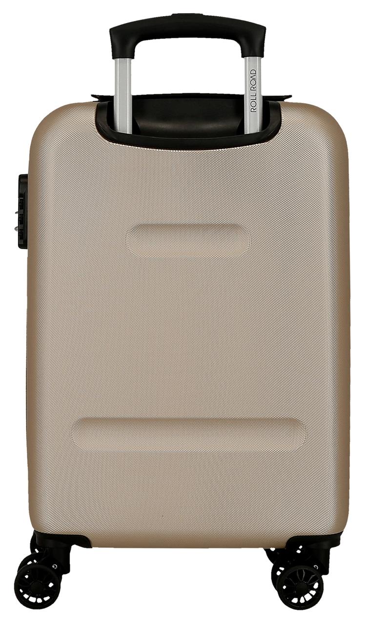 5848669 TROLLEY ABS 55CM. C/EXP. 4R. RR FLEX CHAMPAGNE