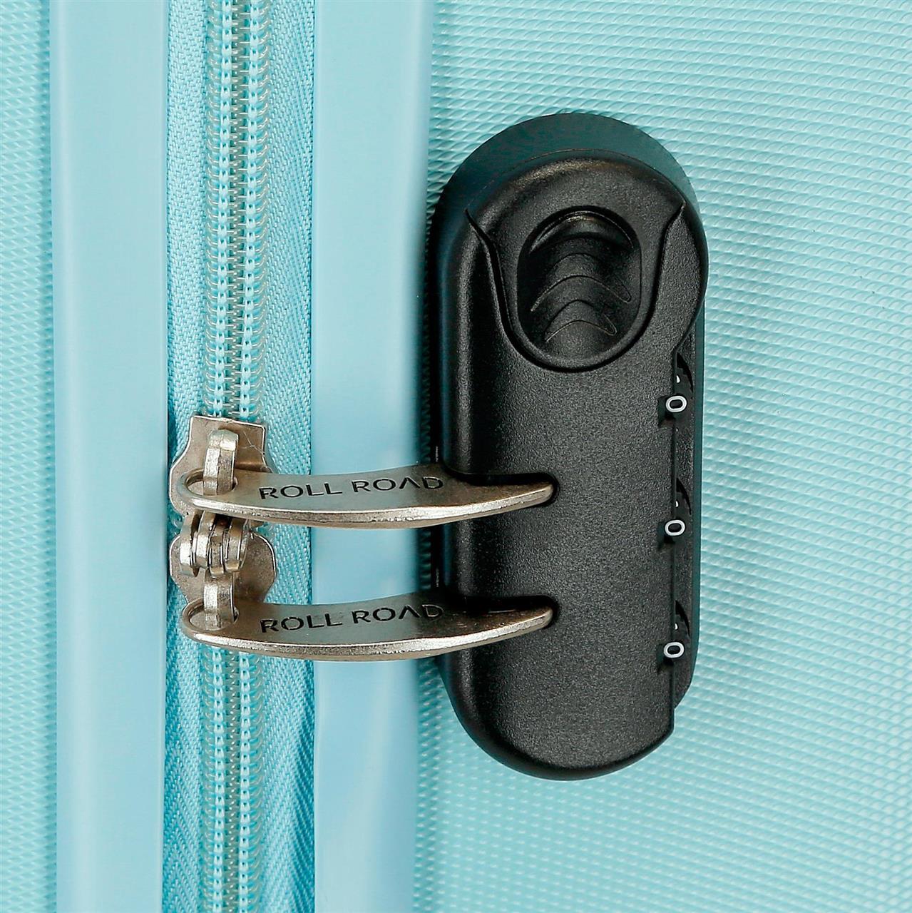 584926E TROLLEY ABS 65CM. 4R. RR FLEX AZUL CLARO