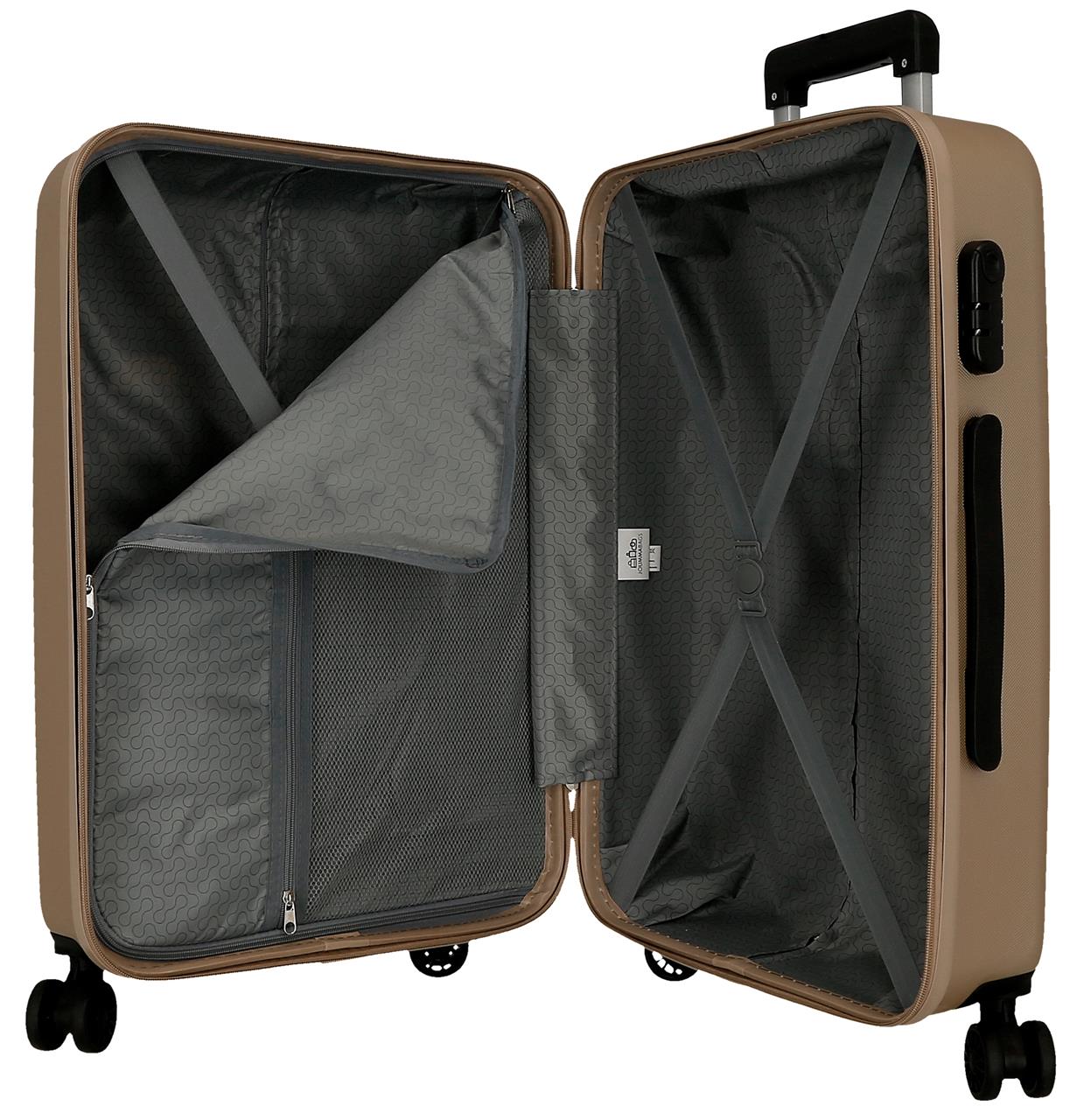 5849369 TROLLEY ABS 75CM. 4R. CHAMPAGNE RR FLEX