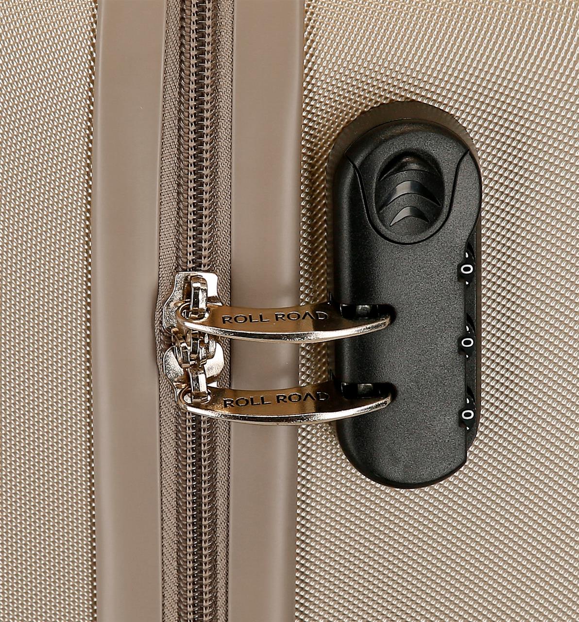 5849369 TROLLEY ABS 75CM. 4R. CHAMPAGNE RR FLEX