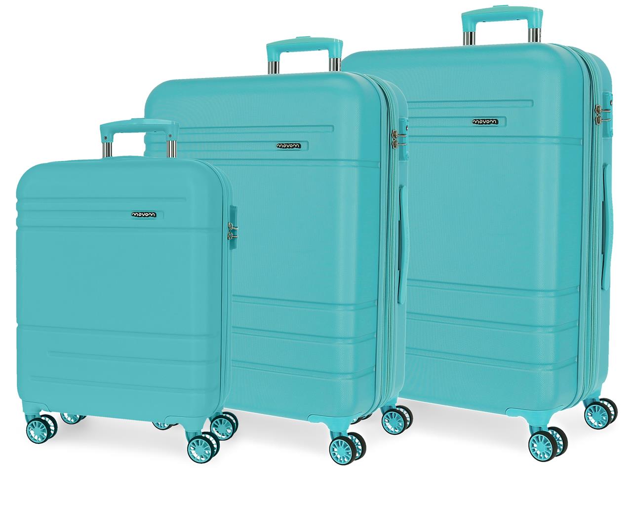 5989465 SET/3 TROLLEY ABS 55-68-78CM. 4R. MOVOM GALAXY TURKEY