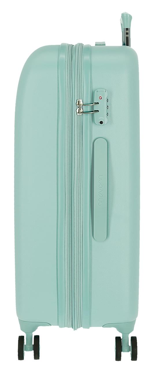 5999368 TROLLEY ABS 80CM. C/EXP. 4R. MOVOM RIGA TURQUESA