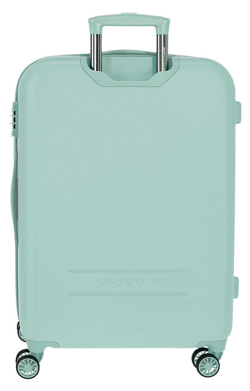 5999368 TROLLEY ABS 80CM. C/EXP. 4R. MOVOM RIGA TURQUESA