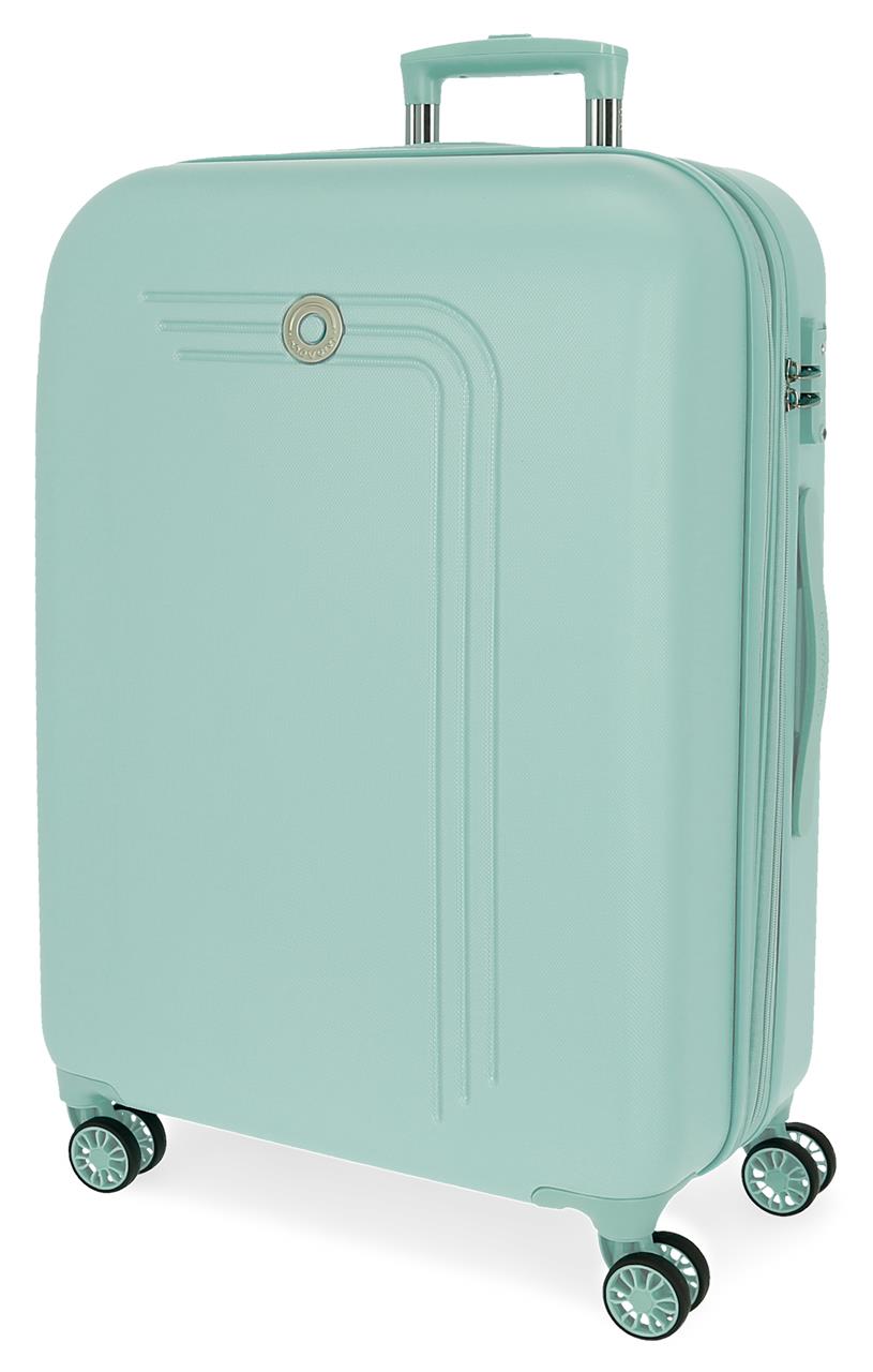 5999368 TROLLEY ABS 80CM. C/EXP. 4R. MOVOM RIGA TURQUESA