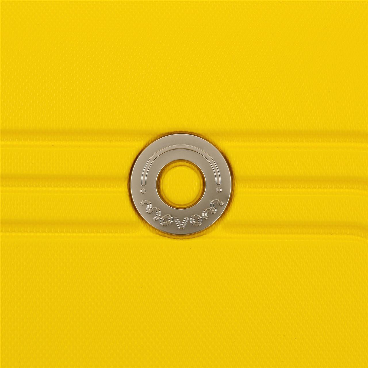 5999467 SET/3 TROLLEY ABS 55-70-80CM.4R.MOVOM RIGA AMARILLO