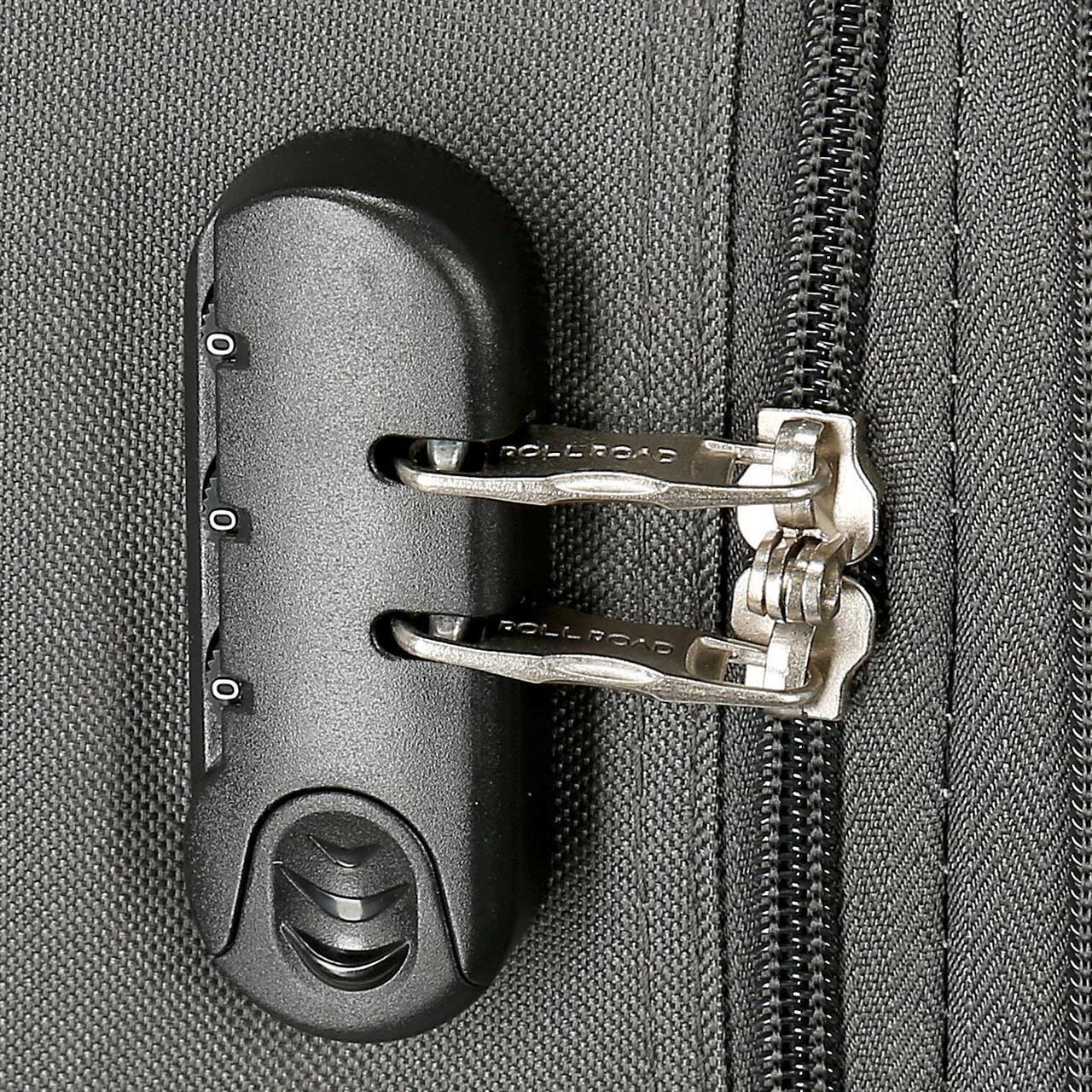 5019322 TROLLEY PES 76CM.4R.ROLL ROAD ROYCE GREY