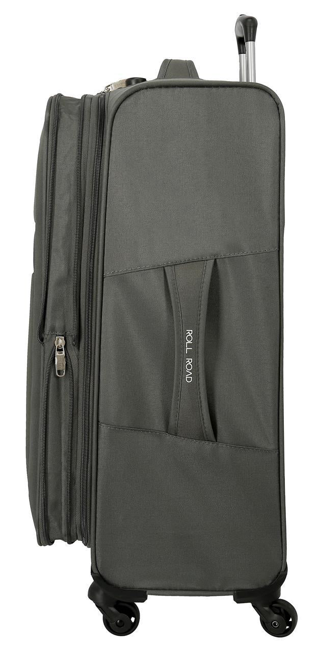 5019322 TROLLEY PES 76CM.4R.ROLL ROAD ROYCE GREY