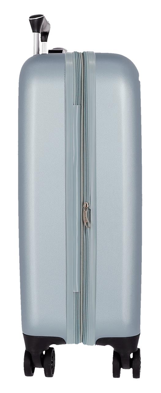 5068623 TROLLEY ABS 55CM. C/EXP. 4R. RR CAMBODGE BLEU CLAIR