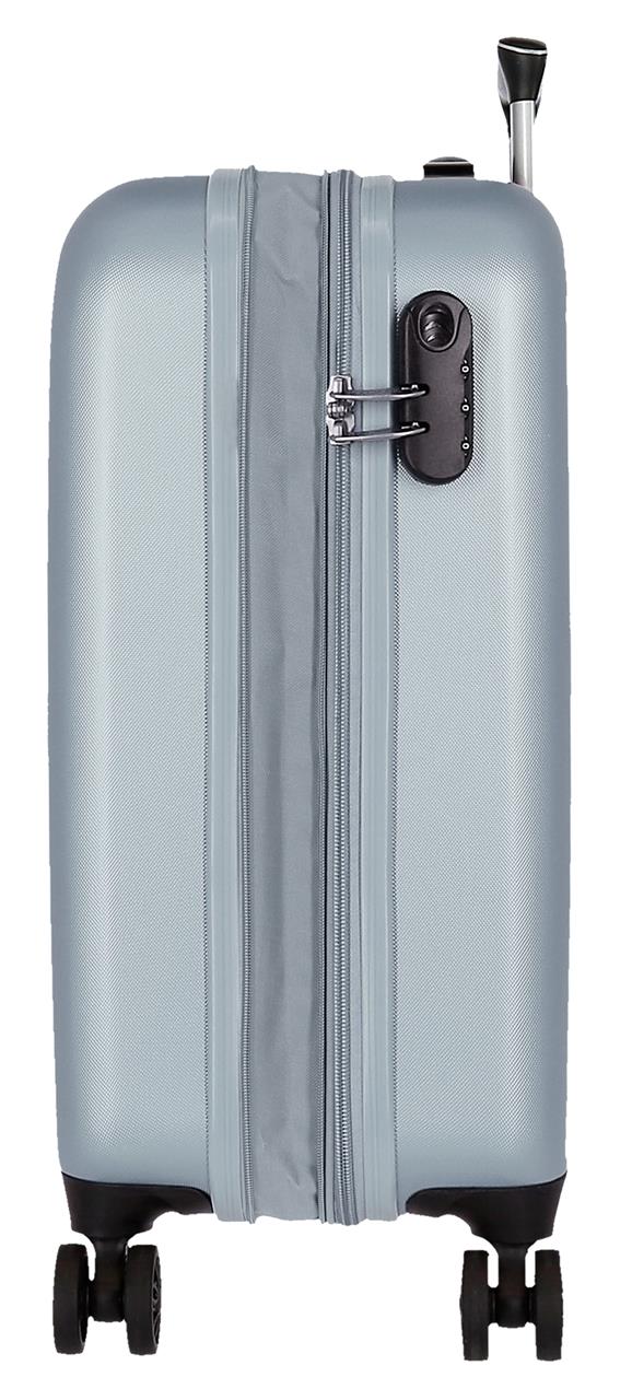 5068623 TROLLEY ABS 55CM. C/EXP. 4R. RR CAMBODGE BLEU CLAIR