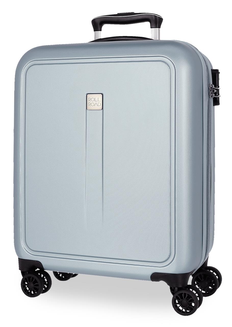 5068623 TROLLEY ABS 55CM. C/EXP. 4R. RR CAMBODGE BLEU CLAIR
