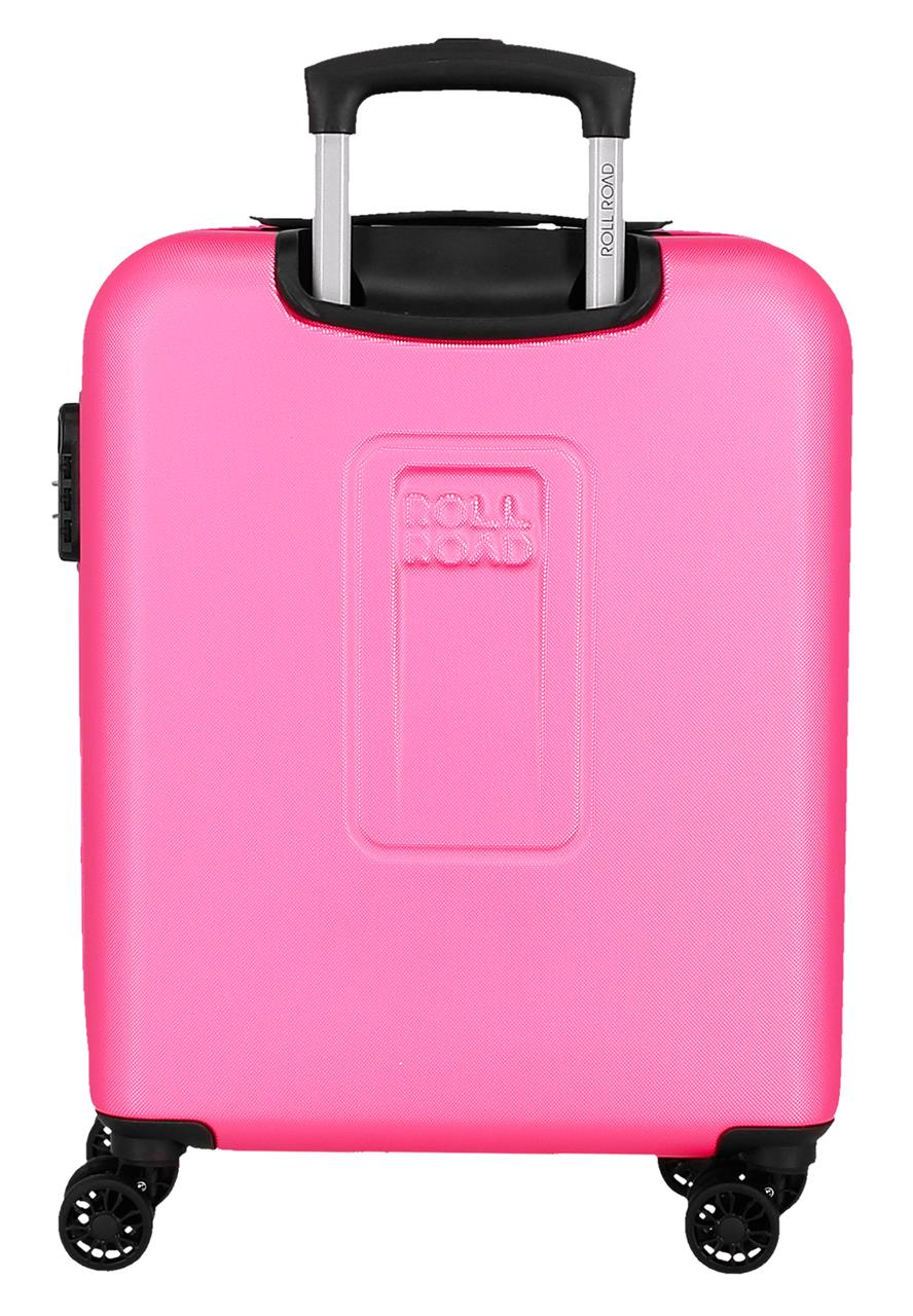 506862E TROLLEY ABS 55CM. C/EXP. 4R. RR CAMBOYA ROSA CLARO