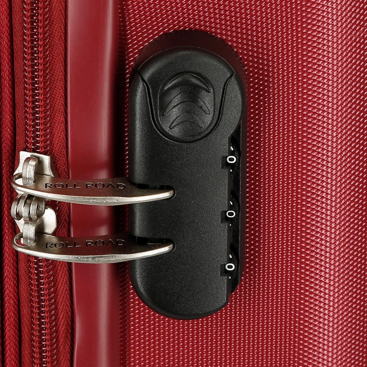 506922B TROLLEY ABS 65CM. C/EXP. 4R. GRENAT RR CAMBODGE