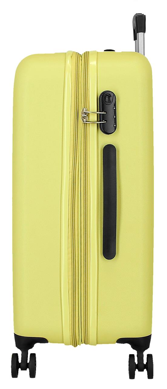 506922F TROLLEY ABS 65CM. C/EXP. 4R. RR CAMBODGE JAUNE